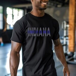 Indiana Thin Blue Line Shirt, Back The Blue